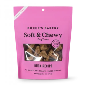 Bocce's Bakery Soft & Chewy Duck Recipe Dog Treats