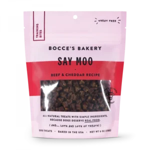 Bocce's Bakery Every Day Say Moooo Training Bites Treats